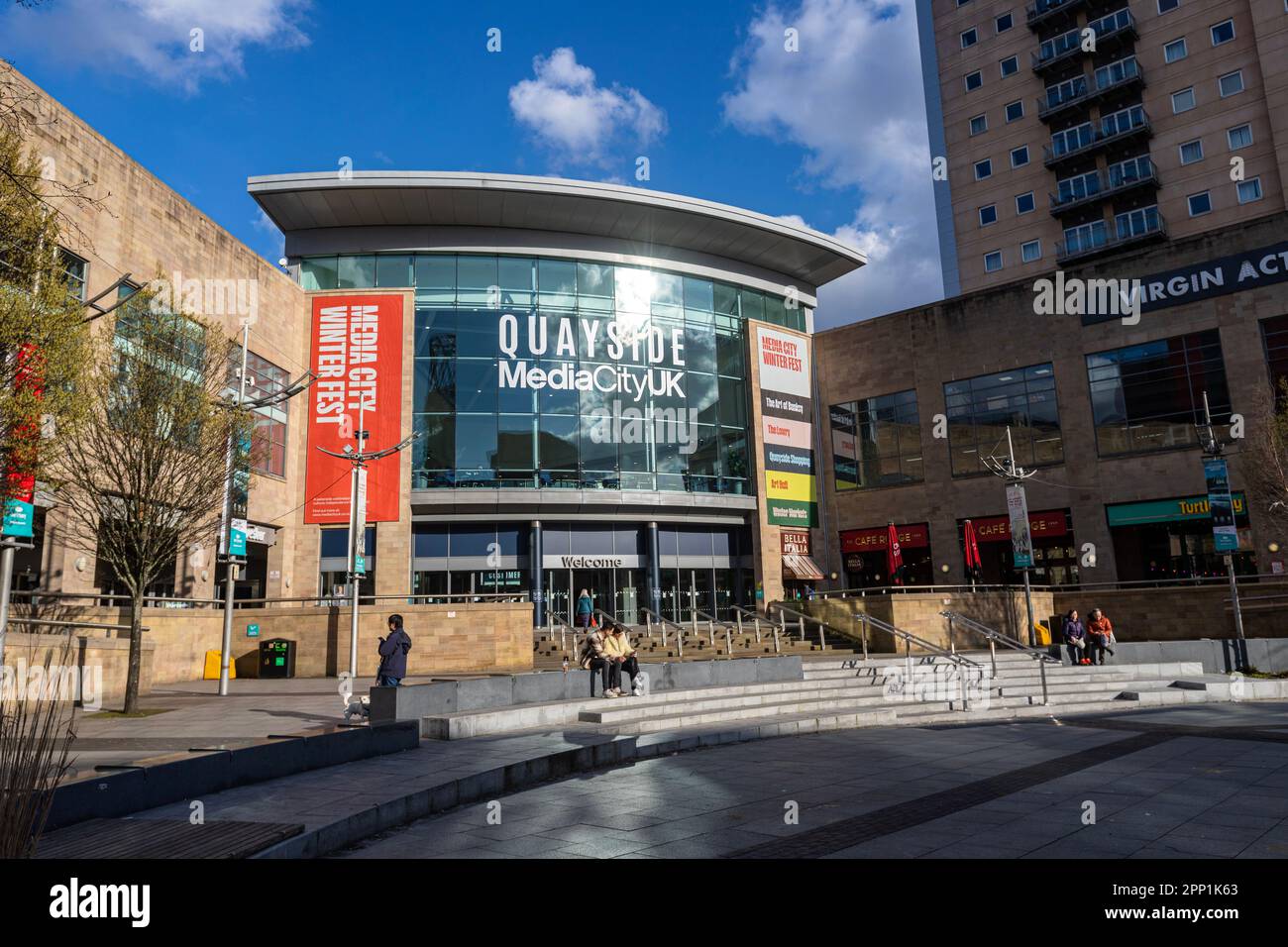 Quayside MediaCityUK, MediaCityUK, Salford Quays, Manchester Ship Canal
