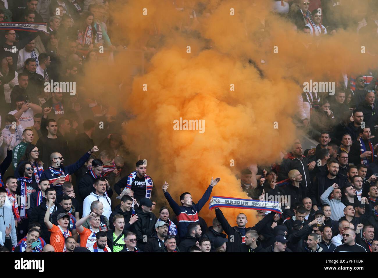 Hajduk split fans hi-res stock photography and images - Alamy