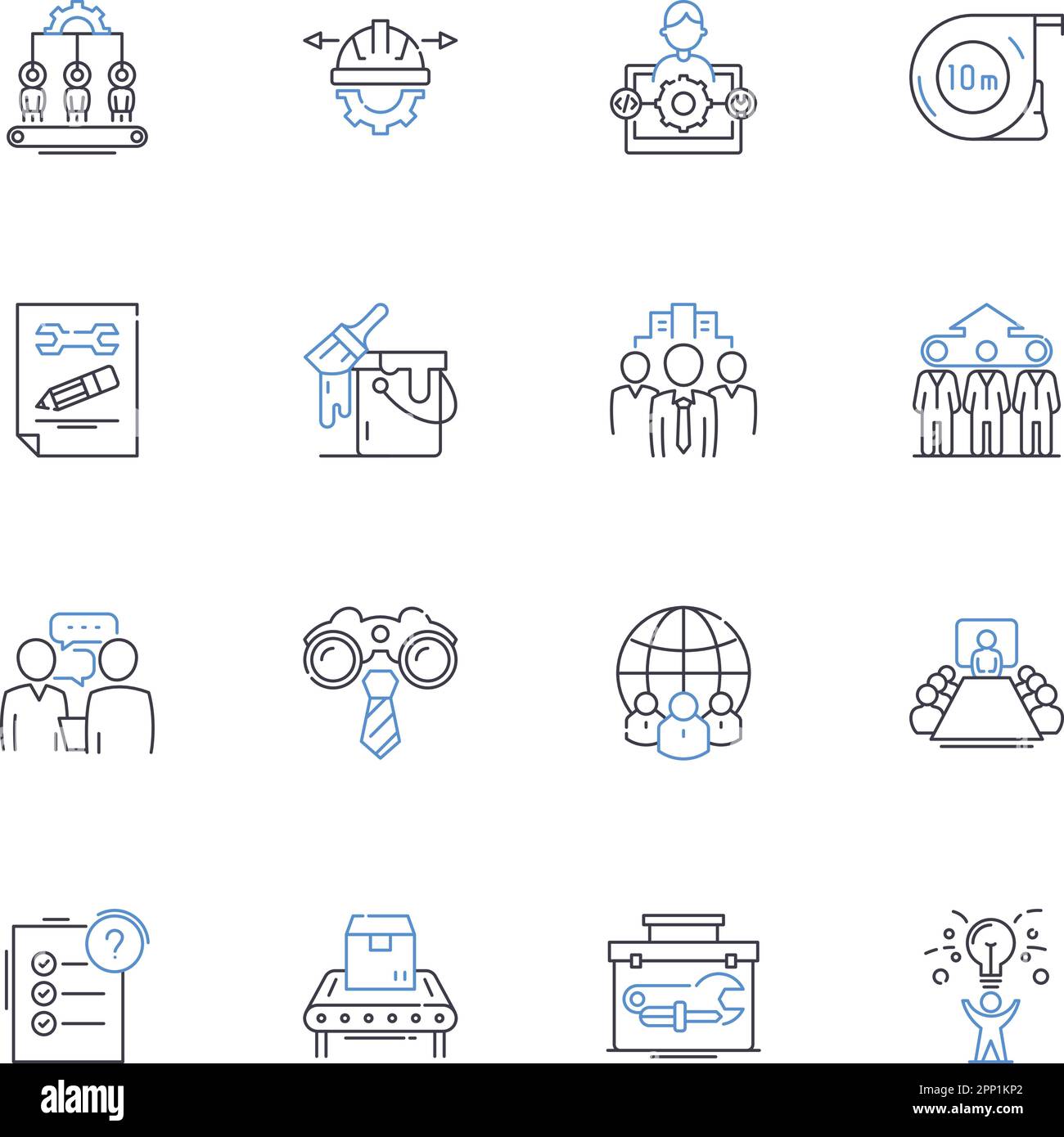 graphic-design-studio-line-icons-collection-creativity-typography