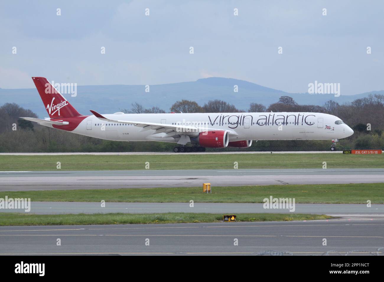 G-VLIB, Virgin Atlantic Airways, Airbus A350-1041, 'Lady Emmaline' Stock Photo