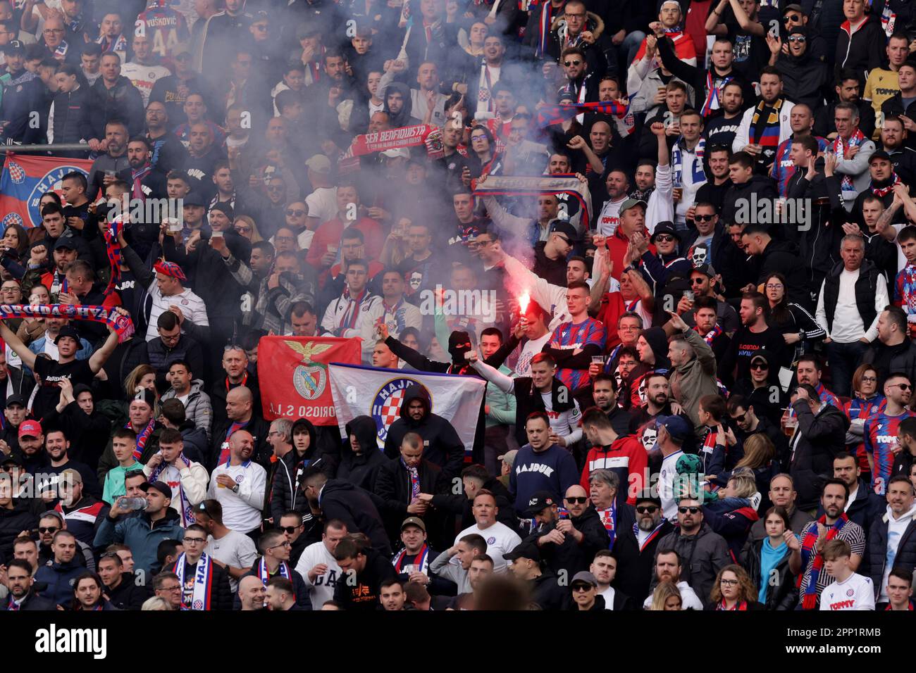 Hajduk split fans hi-res stock photography and images - Alamy