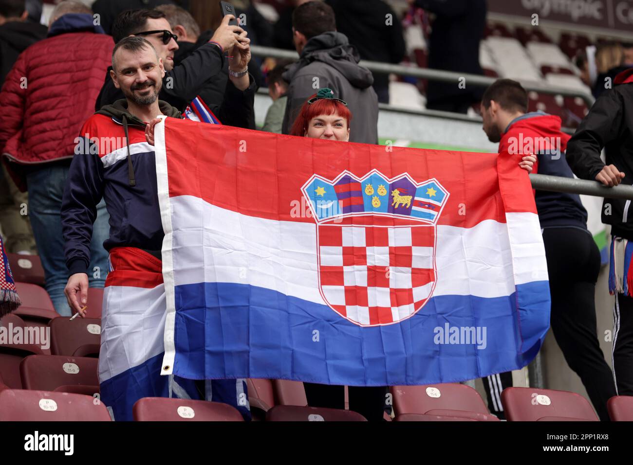 Hajduk split fans hi-res stock photography and images - Alamy