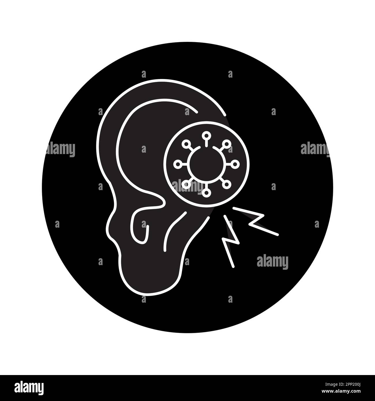 Human ear cartoon Black and White Stock Photos & Images Alamy