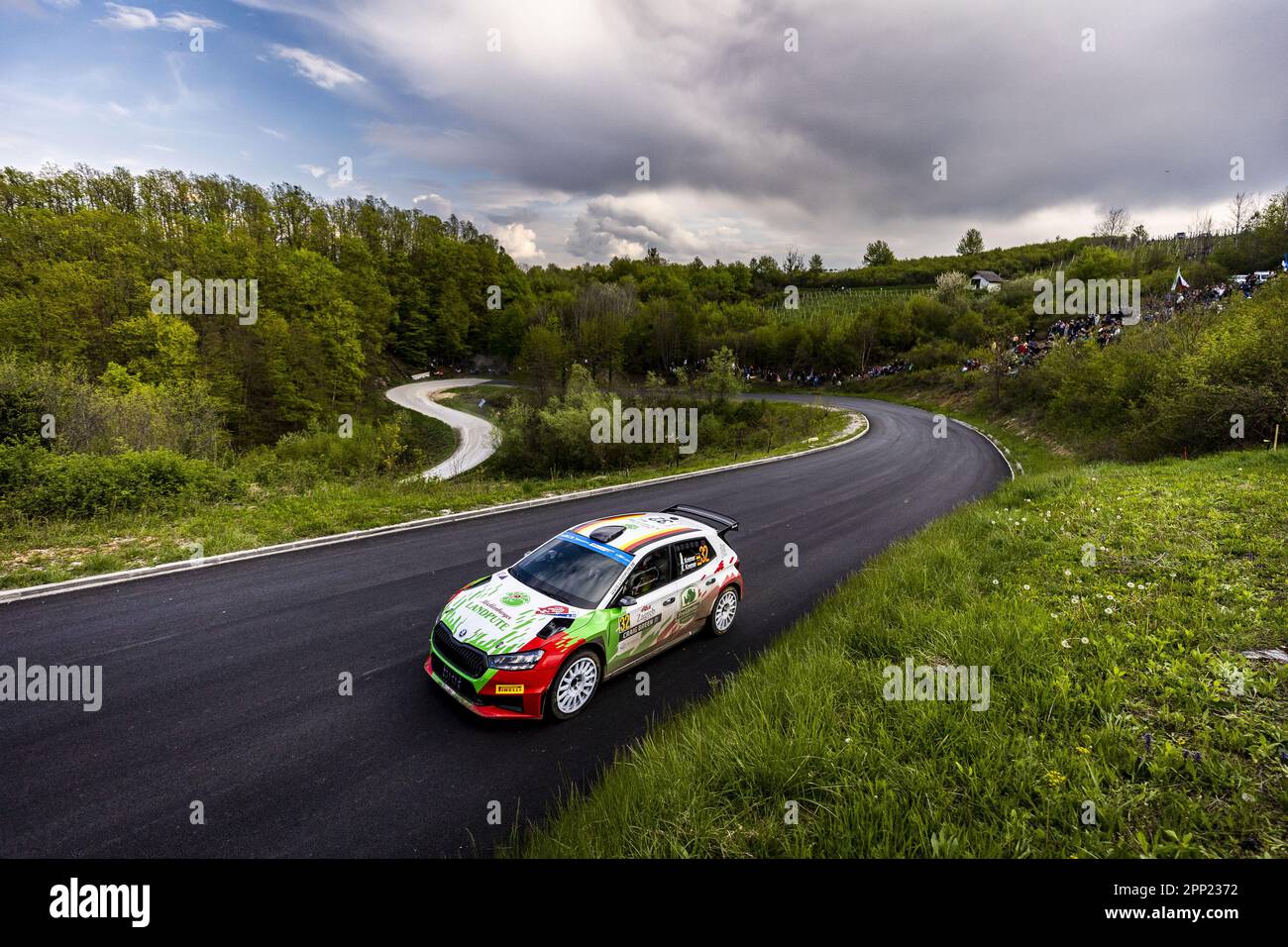 32 Armin KREMER (DEU), Ella KREMER (DEU), SKODA Fabia Evo, RC2, Rally2 ...