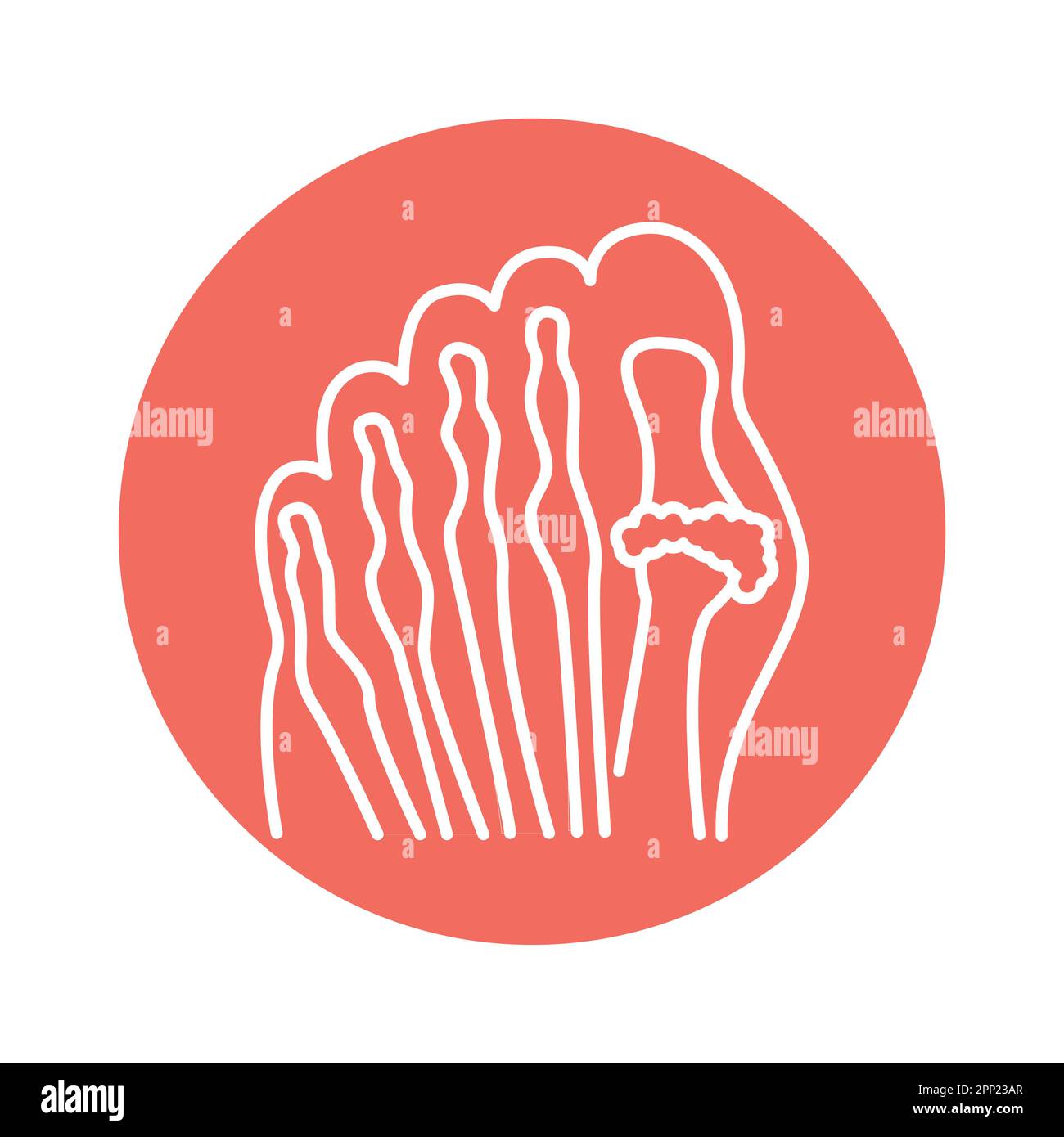 Gout color line icon. Rheumatology. Pictogram for web page, mobile app ...