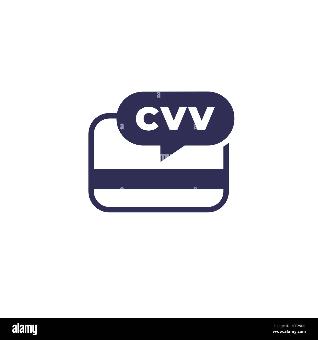 card CVV code icon on white, vector Stock Vector Image & Art - Alamy