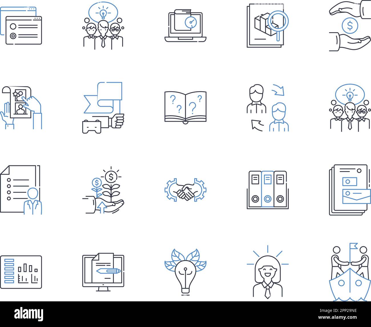 Stock proceeds line icons collection. Investments, Finance, Earnings, Dividends, Assets, Securities, Capital vector and linear illustration. Returns Stock Vector