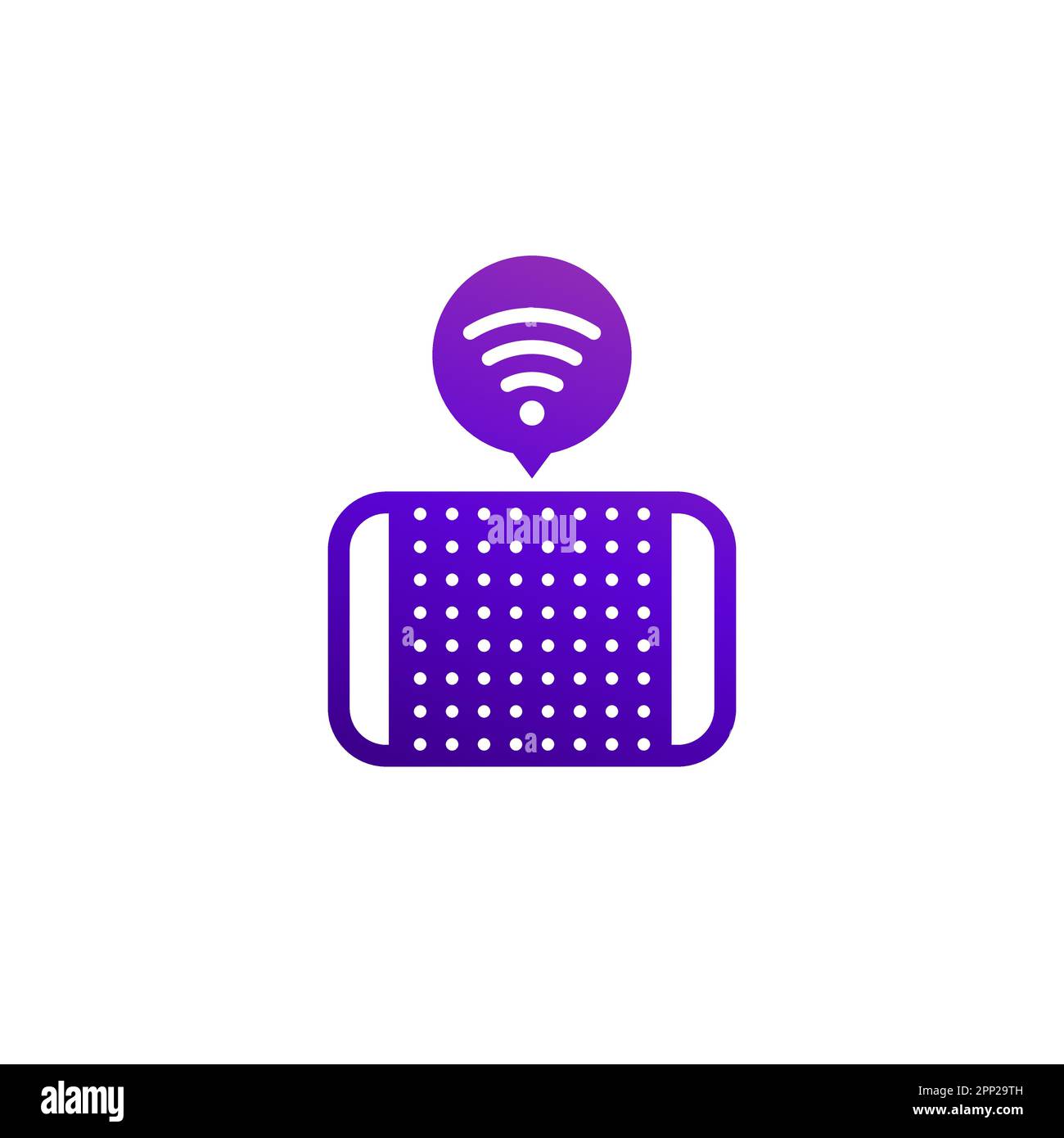 connect a smart speaker icon on white Stock Vector Image & Art - Alamy