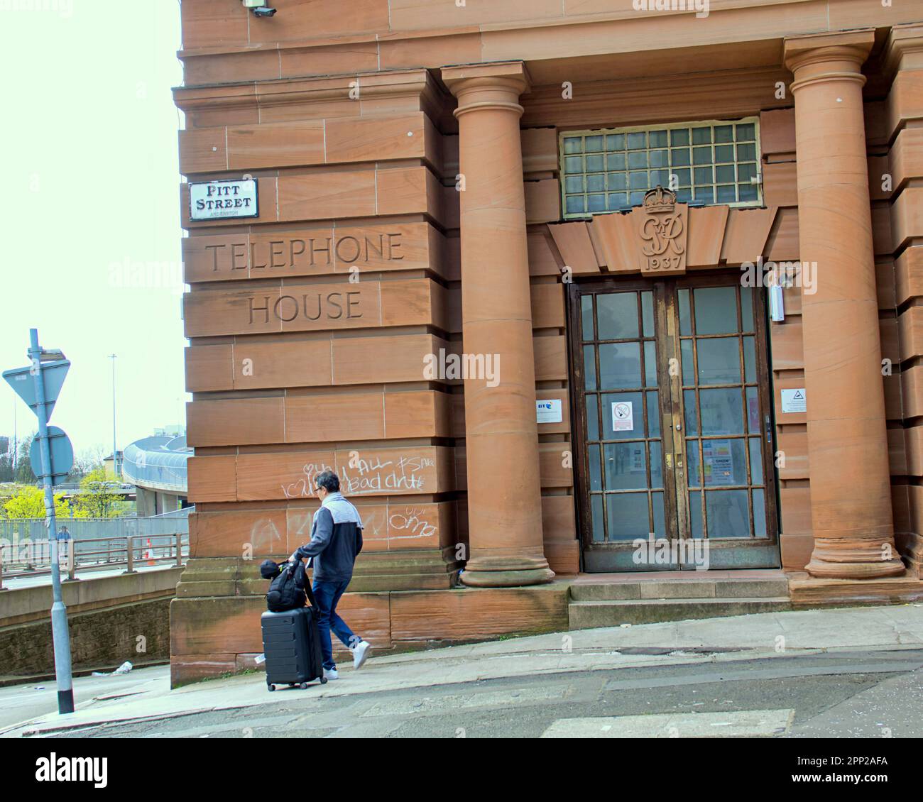 Glasgow Central Telephone Exchange, Telephone House Stock Photo Alamy