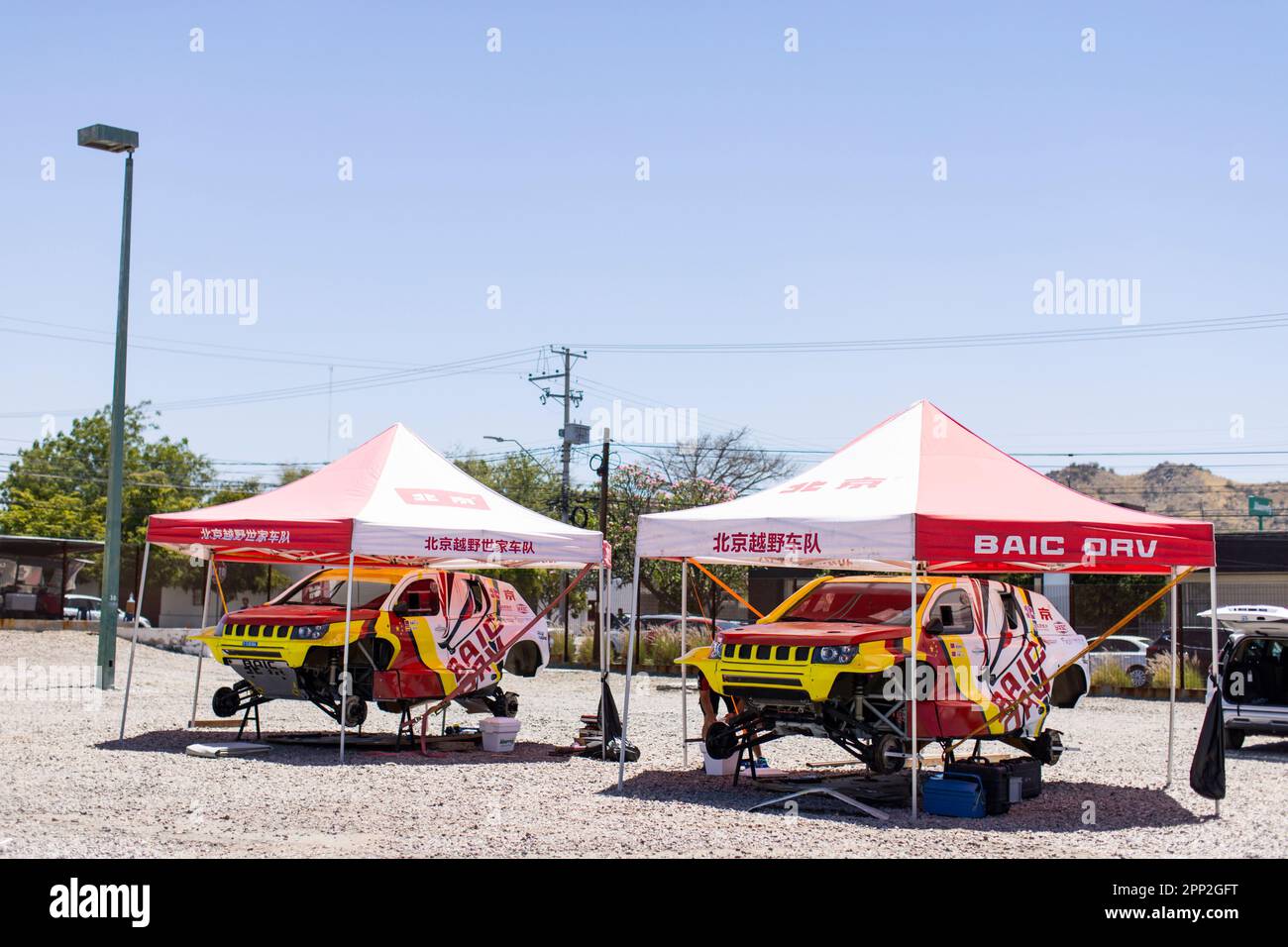 Hermosillo, Mexique. 21st Apr, 2023. 206 ZHANG Guoyu (chn), MENA Oriol (spa), BAIC ORV, BAIC ORV