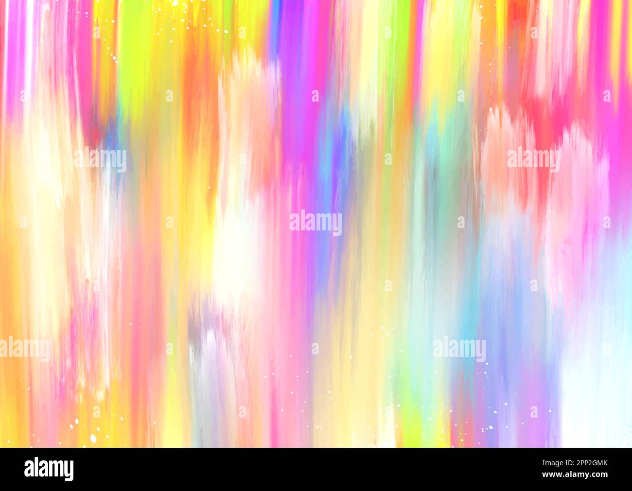 Old Big Multicolor Colored Paint Brush Stock Photo 793458262