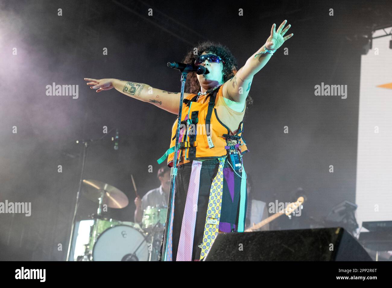 Remi Wolf performs at the Coachella Music & Arts Festival at the Empire
