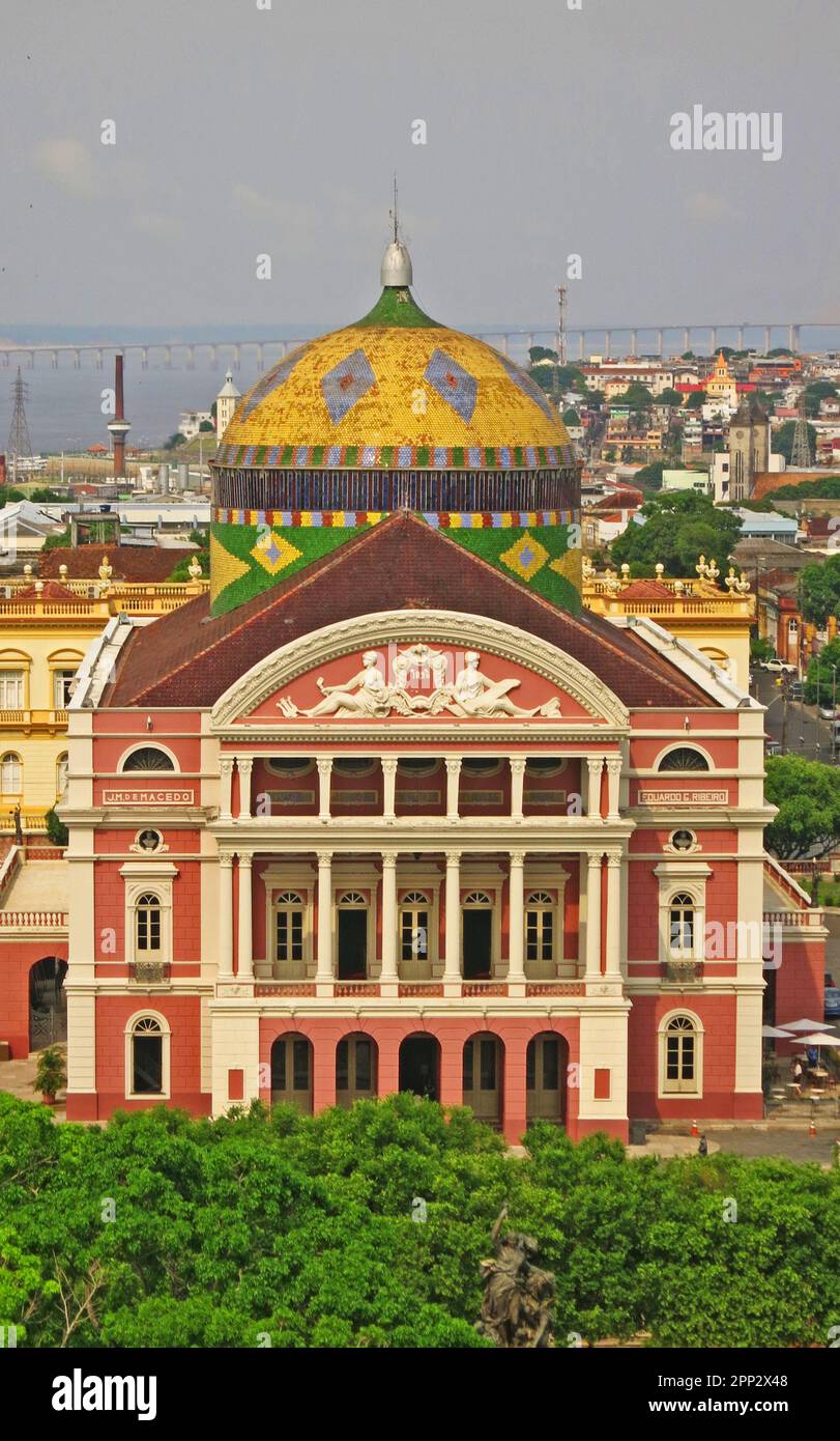 Opera house, Manaus, Brazil Stock Photo - Alamy