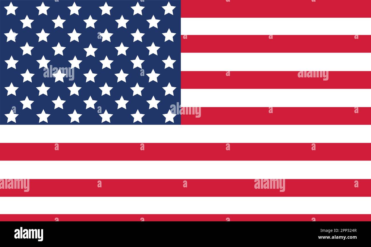 vector image of american flag Stock Vector Image & Art - Alamy