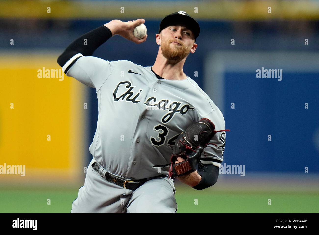 Chicago White Sox's Michael Kopech pitches to the Tampa Bay Rays