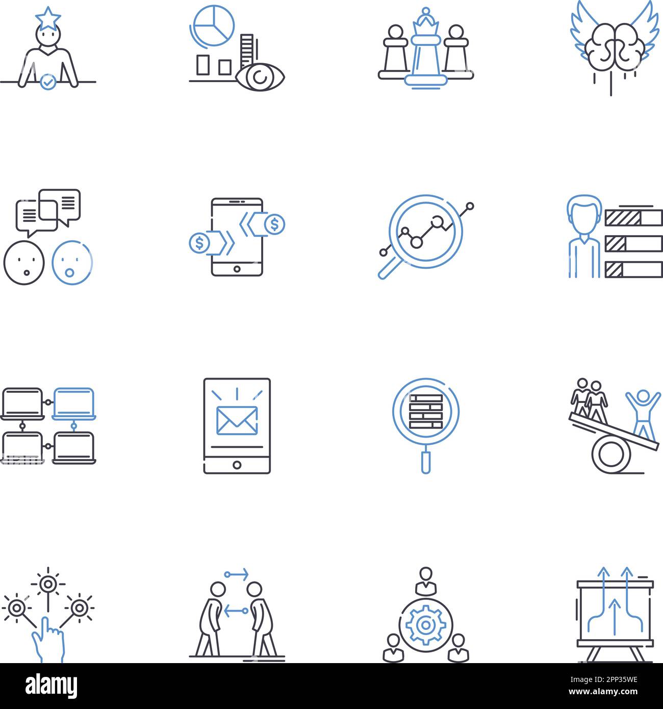 Nerking events line icons collection. Nerking, Connections, Collaboration, Opportunities, Professionalism, Growth, Community vector and linear Stock Vector