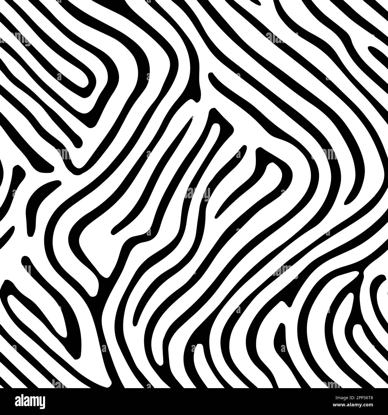 Vector Optical Illusion Black and White Seamless Pattern Stock Vector ...