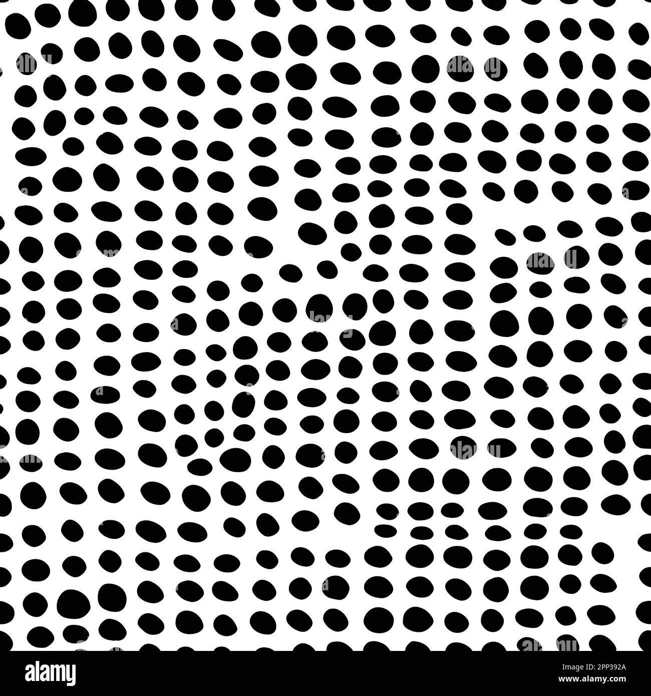 Vector Optical Illusion Black and White Seamless Pattern Stock Vector ...