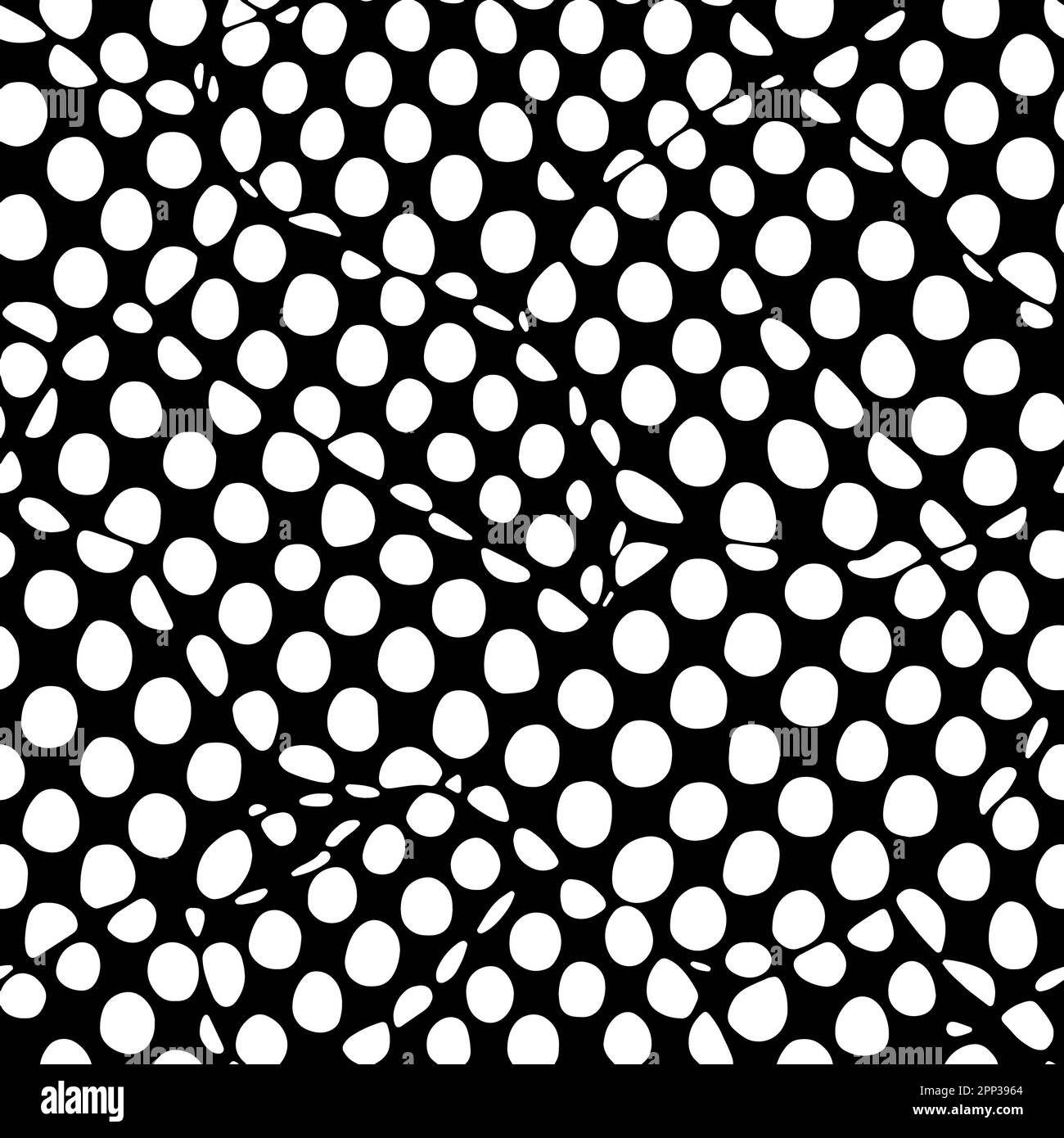 Vector Optical Illusion Black and White Seamless Pattern Stock Vector ...