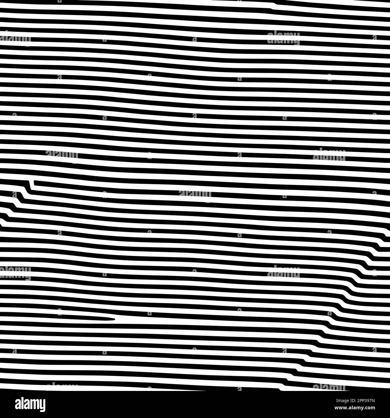 Vector Optical Illusion Black and White Seamless Pattern Stock Vector ...