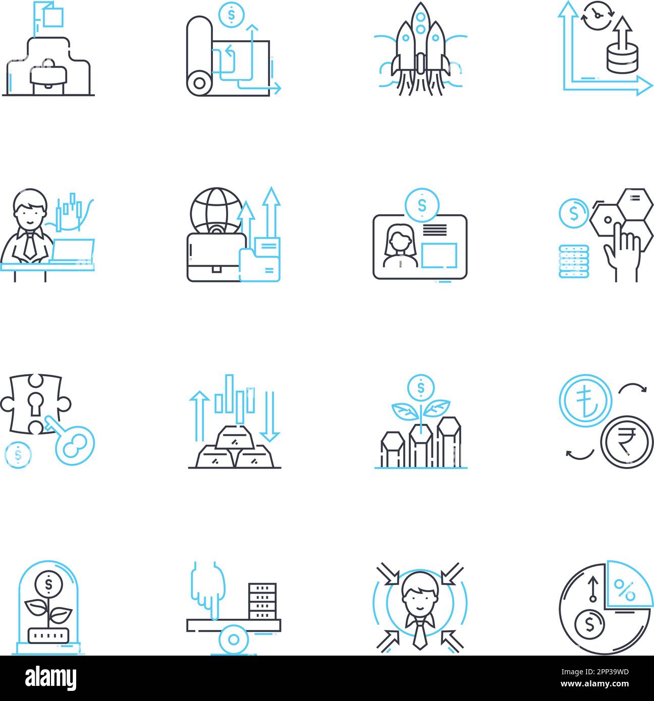 Mobile payment linear icons set. Contactless, Smartph, NFC, Tap, Wallet ...