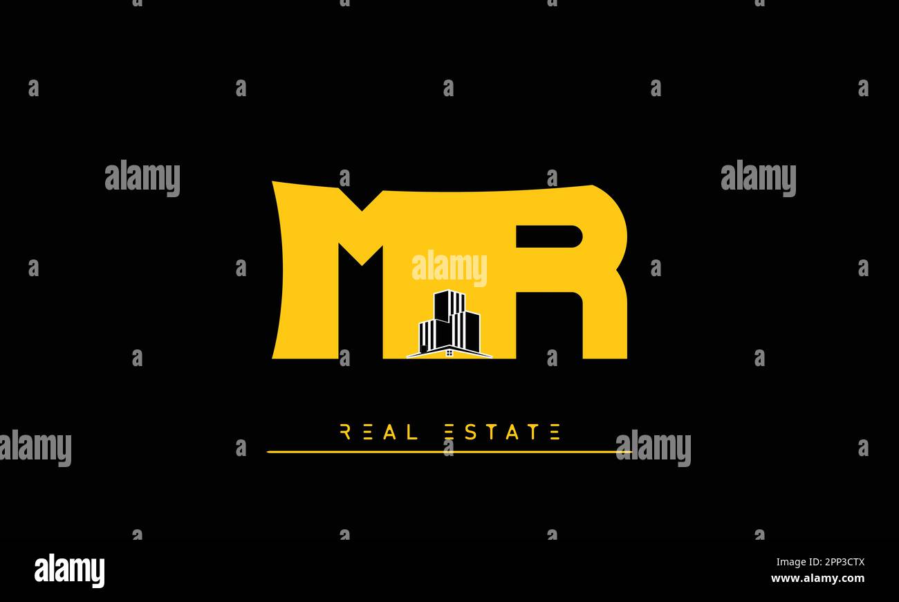 Alphabet letters Modern Creative logo MR , RM Stock Vector Image & Art ...