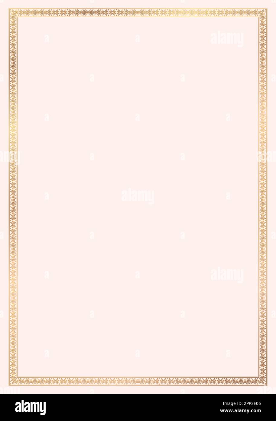 Elegant golden frame Stock Vector Image & Art - Alamy