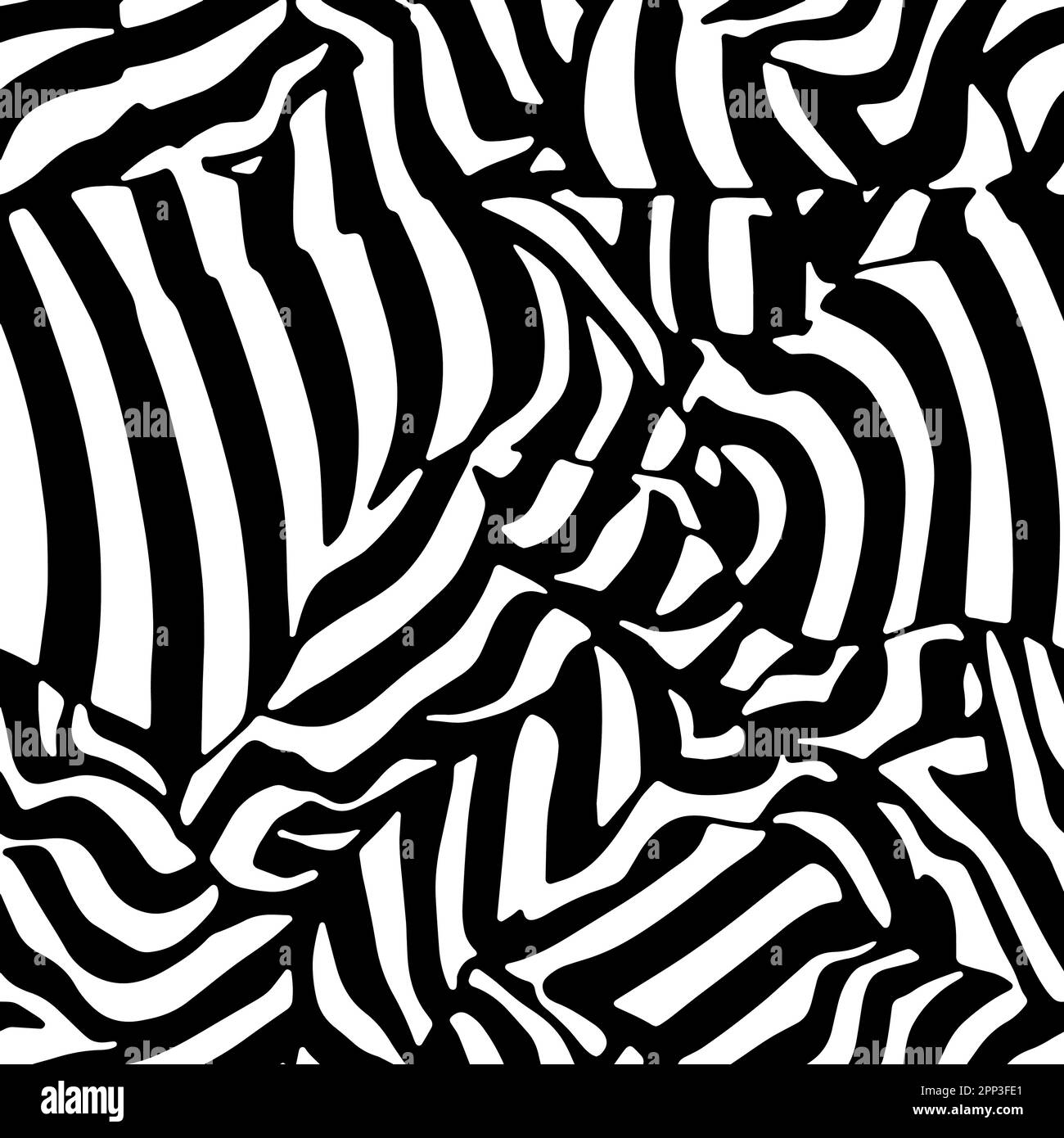 Vector Optical Illusion Black and White Seamless Pattern Stock Vector ...
