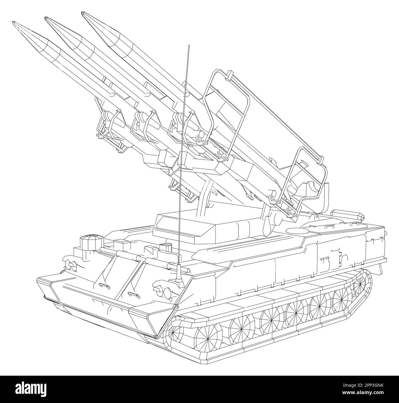 Mobile Anti Aircraft Gun Stock Vector Images Alamy