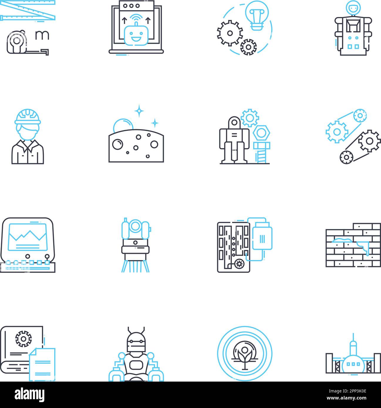 Planner linear icons set. Schedule, Organizer, Agenda, Calendar, Taskmaster, To-do list, Efficiency line vector and concept signs. Productivity,Time Stock Vector