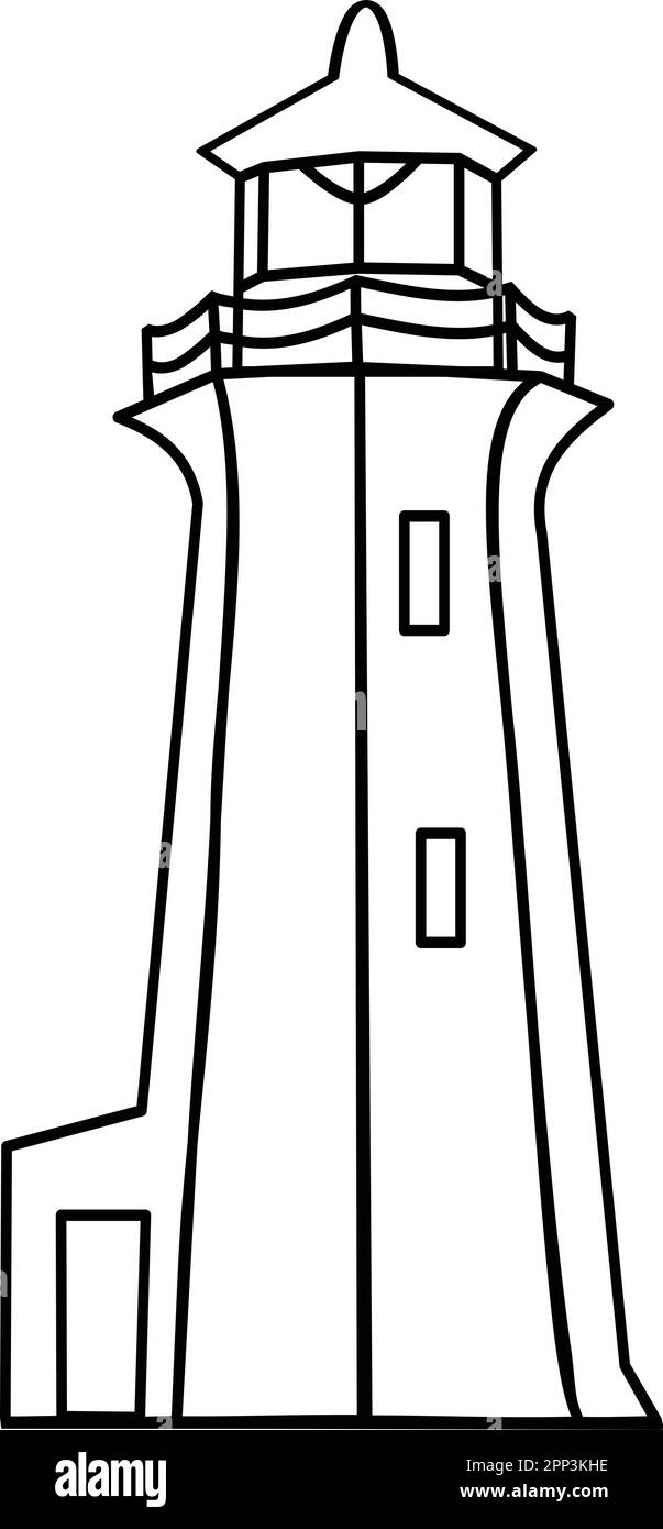 Lighthouse icon. Vector concept illustration for design Stock Vector ...