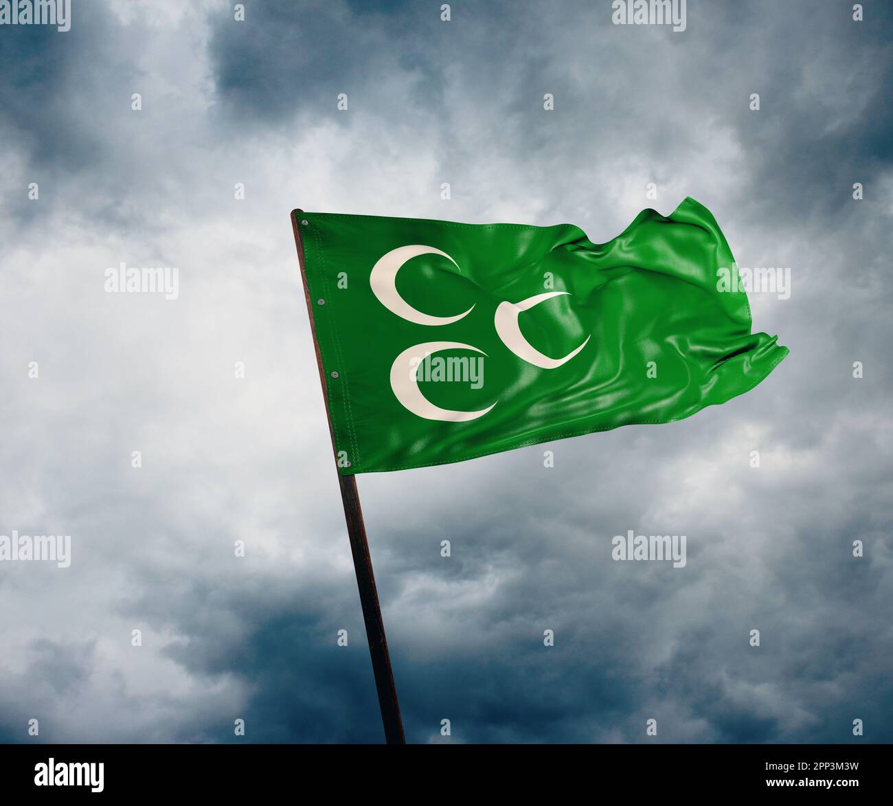 Ottoman State Flag Ottoman Empire Stock Photo Alamy
