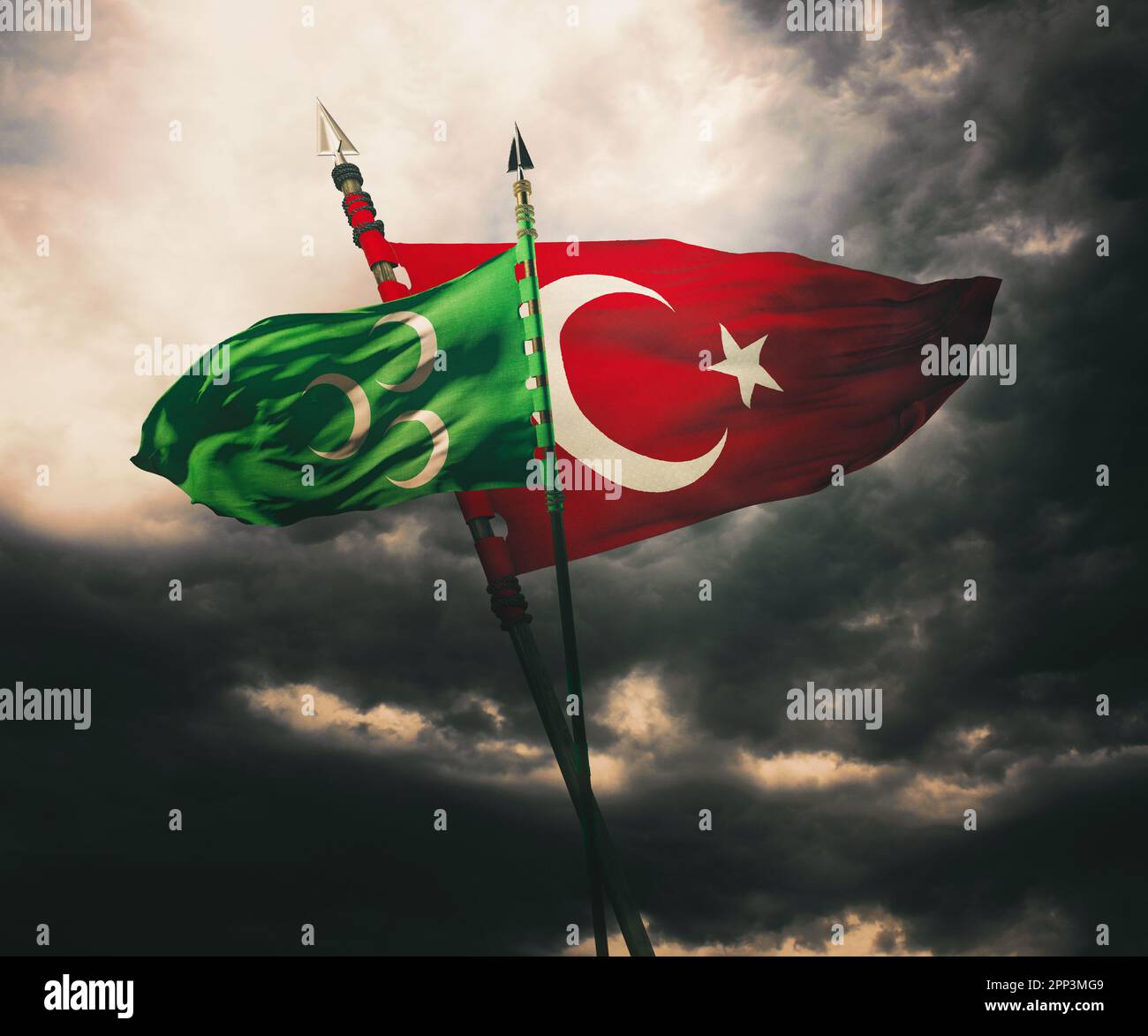 Ottoman Empire Flag – Polyester – Sultan Naval Jewish Latin Muslim Roman Merchant Aceh