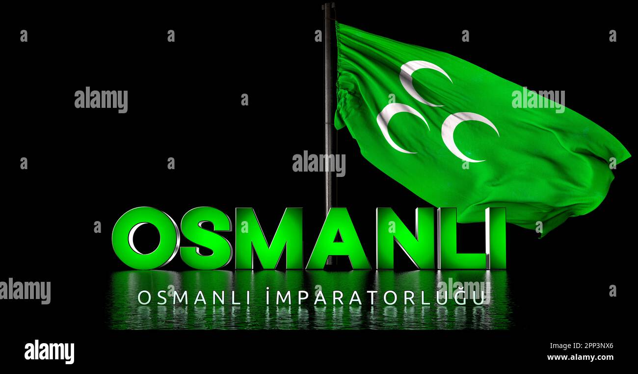 Ottoman State Flag Ottoman Empire Stock Photo Alamy
