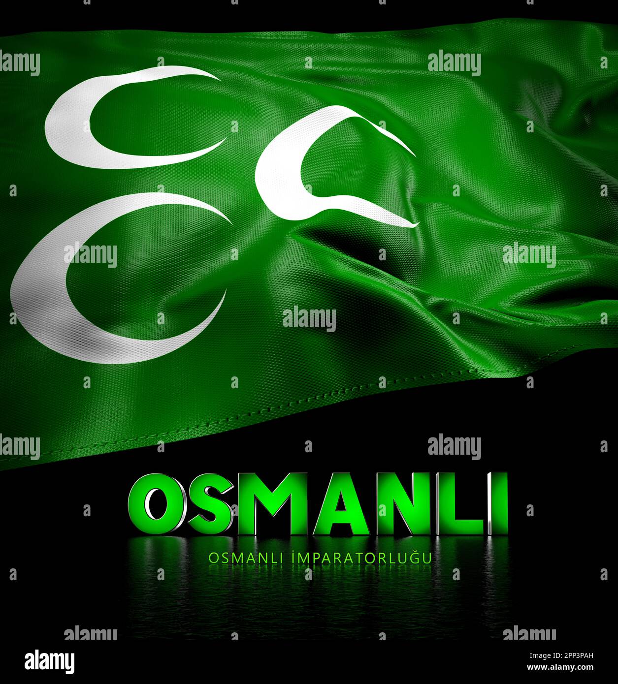 Ottoman State Flag Ottoman Empire Stock Photo Alamy
