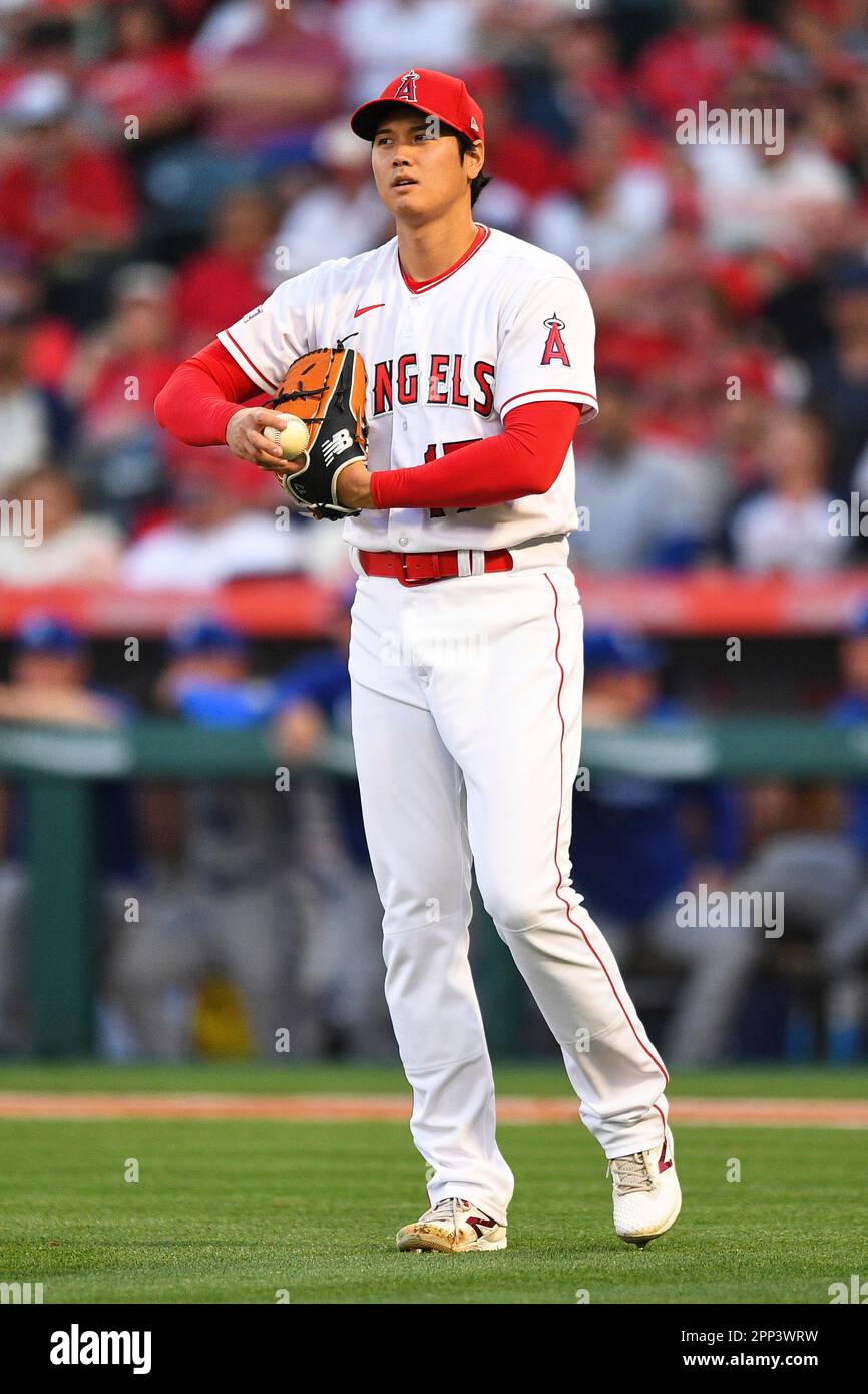 ANAHEIM, CA - APRIL 21: Los Angeles Angels pitcher Shohei Ohtani