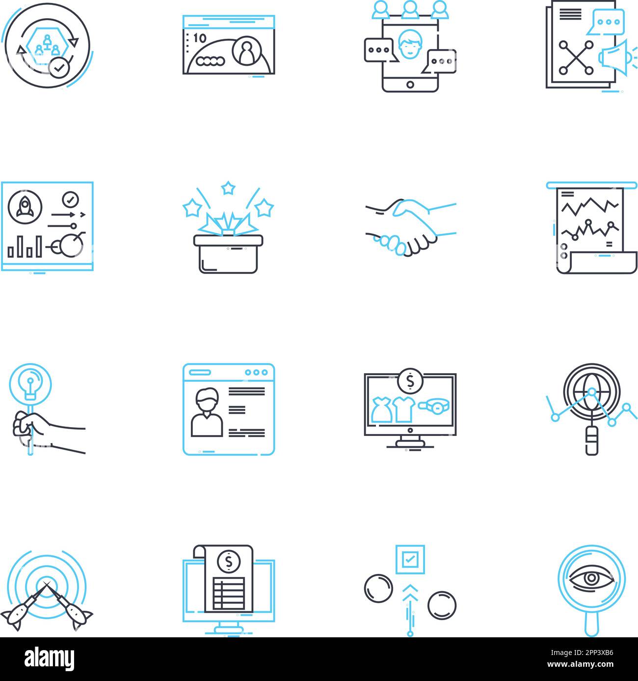 Healthcare reform linear icons set. Reform, Affordable, Accessible ...