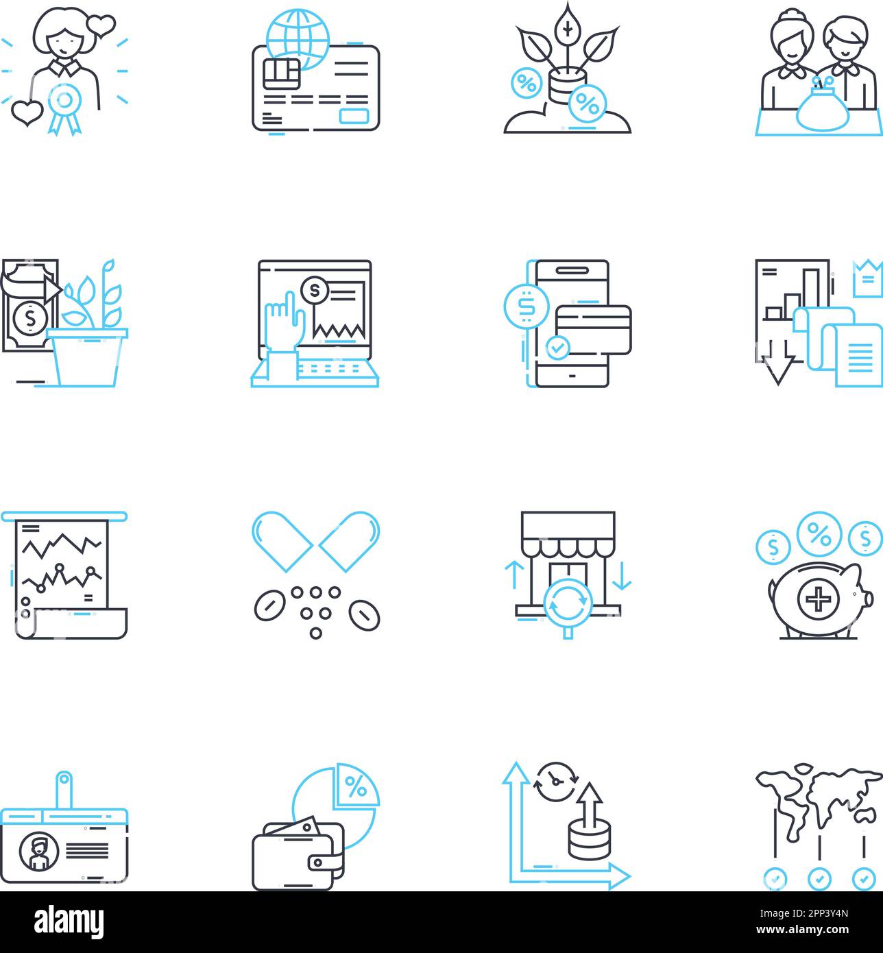 Chemical industry linear icons set. Polymerization, Isomers, Hydrocarbons, Methanol, Catalyst, Distillation, Extraction line vector and concept signs Stock Vector