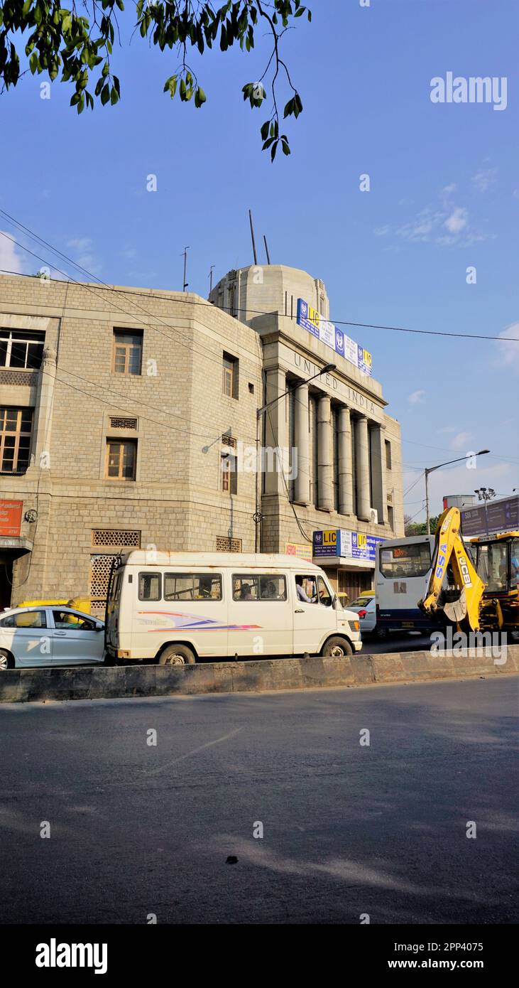 Bangalore,Karnataka,IndiaApril 18 2023 LIC or life insurance corporation of India building JC
