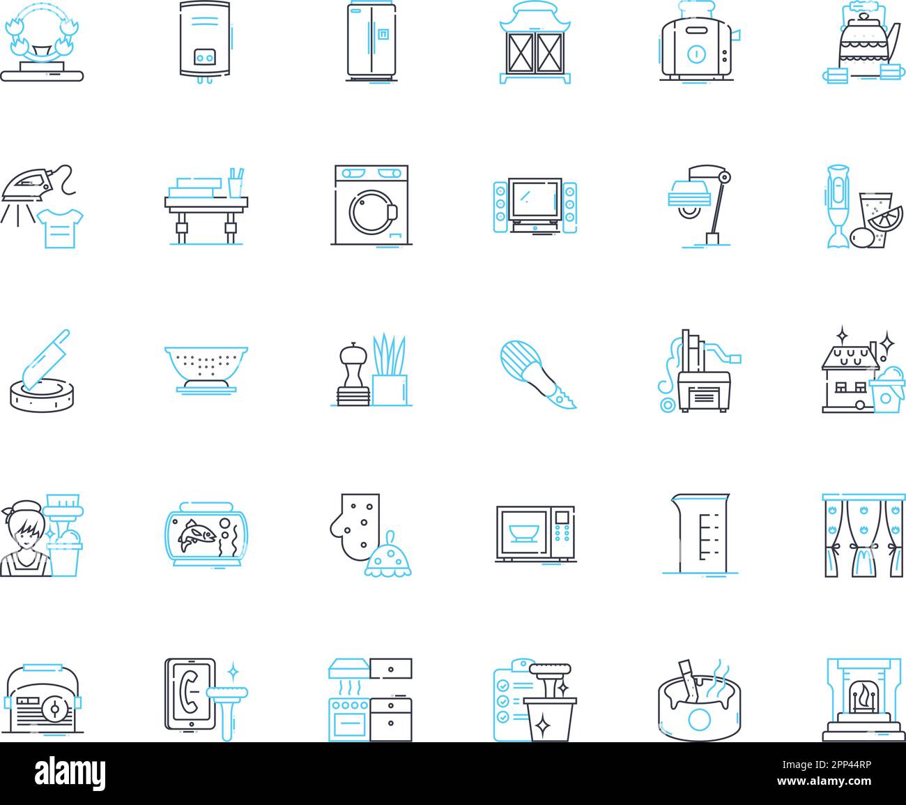 Family linear icons set. Bond, Unity, Love, Closeness, Support, Togetherness, Connection line vector and concept signs. Home,Harmony,Loyalty outline Stock Vector