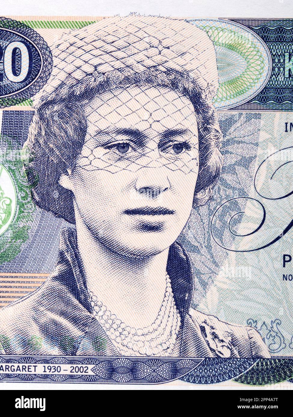 Princess Margaret from English money pound Stock Photo Alamy