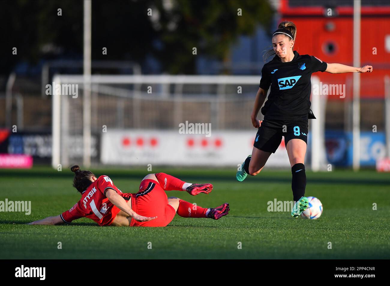 Germany Leverkusen April 21 2023 Sylwia Matysik Vs Katharina Naschenweng The Match Of 