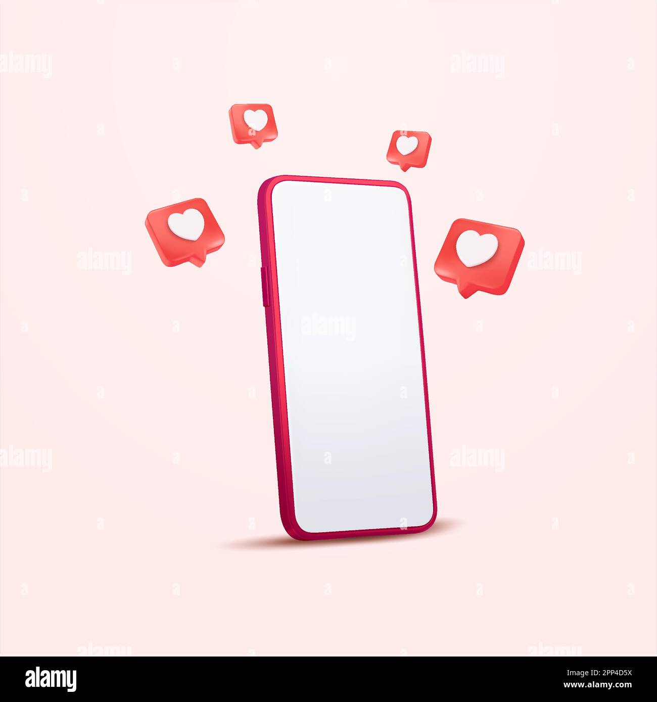 3d vector phone mobile smartphone screen interface perspective view ...