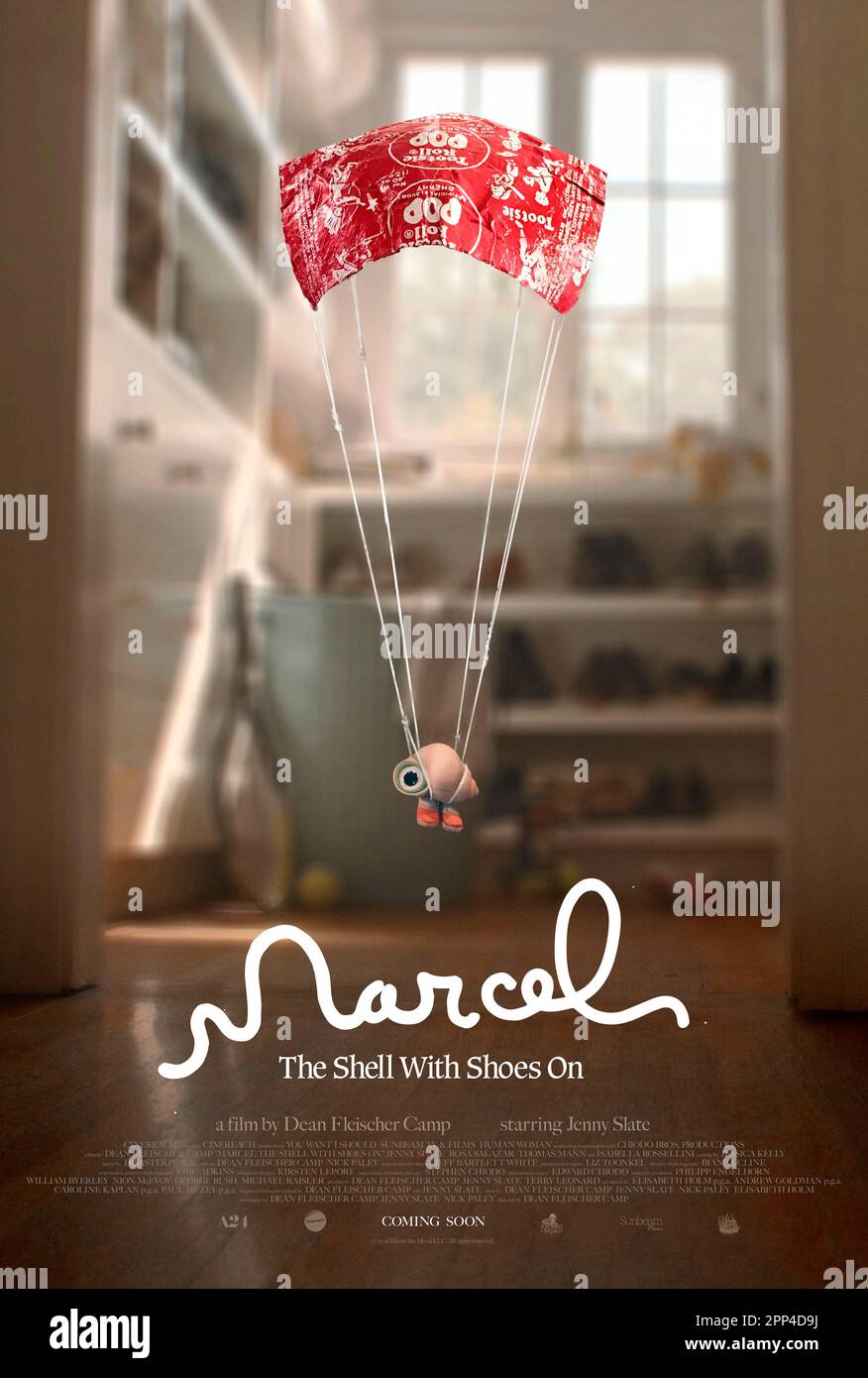 Marcel the shell with shoes on film hi-res stock photography