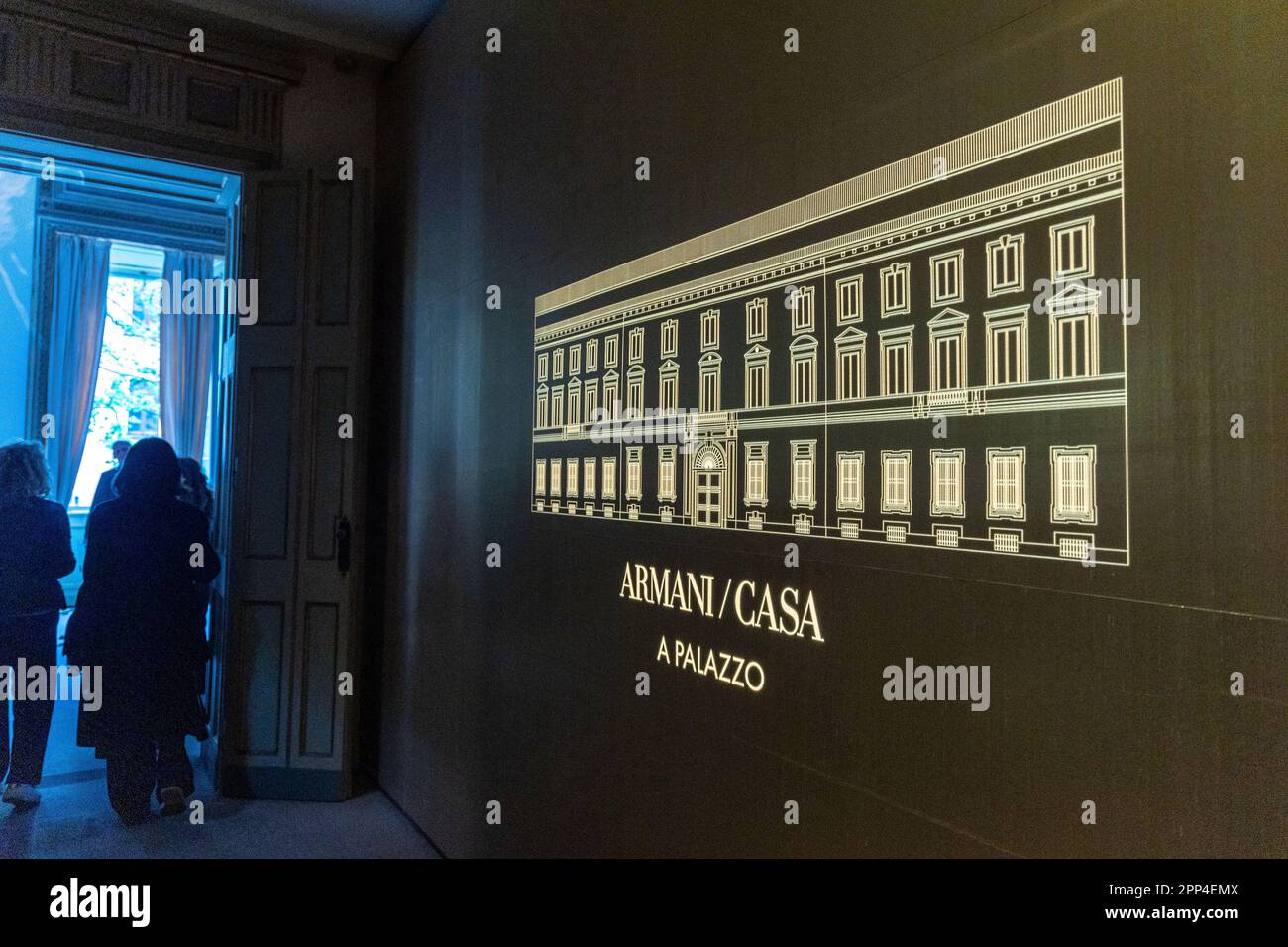 Milan Italy 22nd April 2023 Fuorisalone Milan design week Giorgio Armani home collection at Orsini Palace Credit Kines Milano Alamy Live News Stock Photo Alamy
