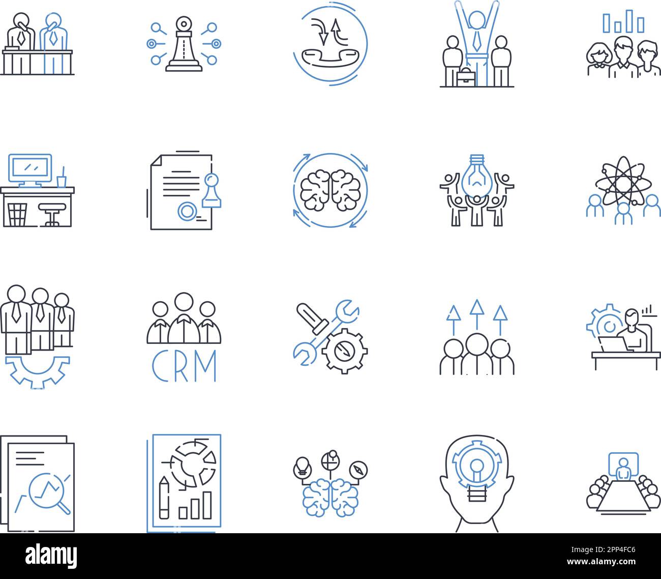 Crew member line icons collection. Sailors, Deckhands, Stewards ...
