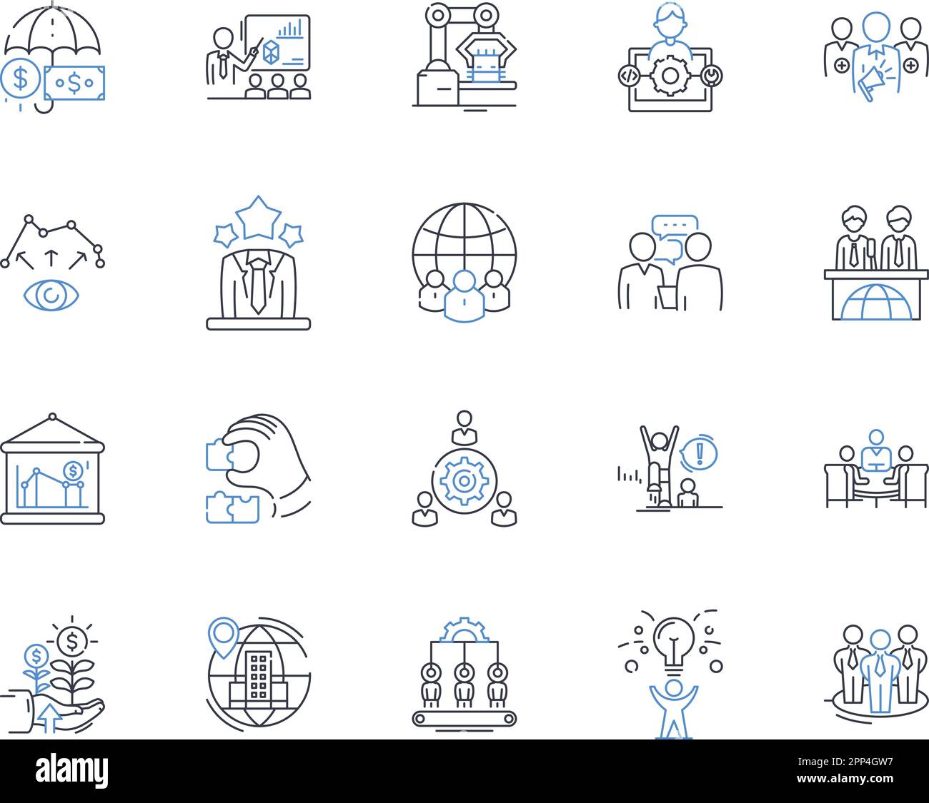 Customer goods line icons collection. Appliances, Clothing, Electronics