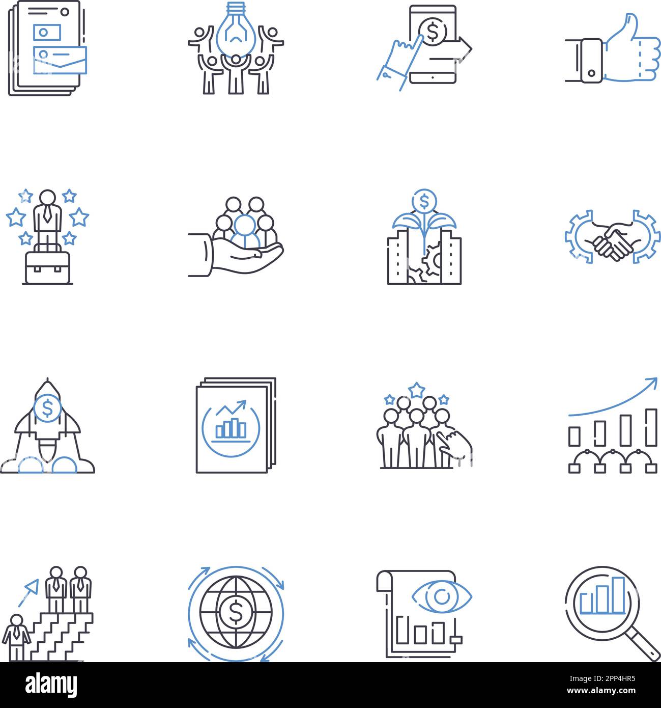 Skillfulness line icons collection. Aptitude, Adroitness, Proficiency