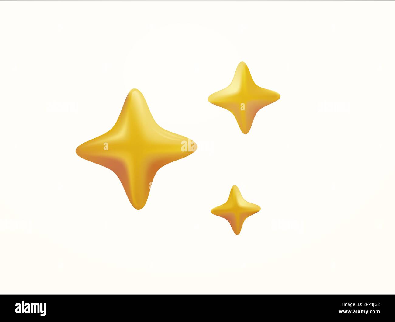 Gold star sparkle emoji. Cute shiny star shaped object. Magic element