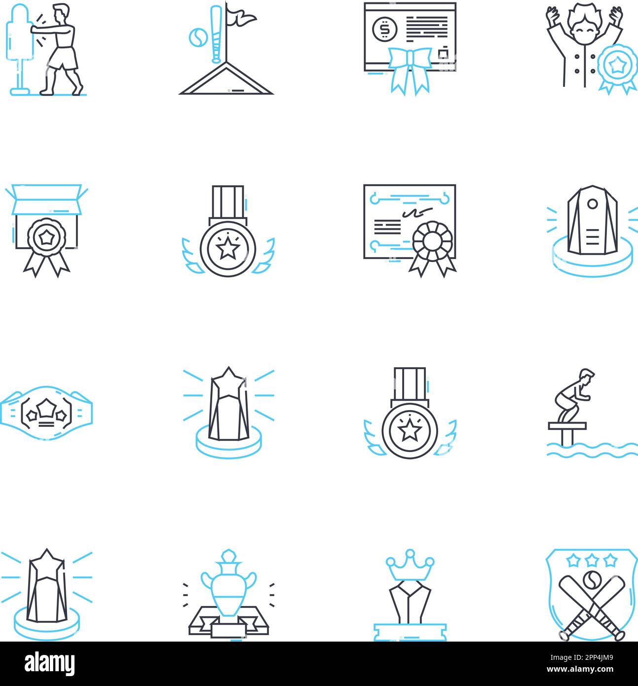 Control linear icons set. Power, Authority, Domination, Supervision, Management, Dictatorship, Oversight line vector and concept signs. Manipulation Stock Vector